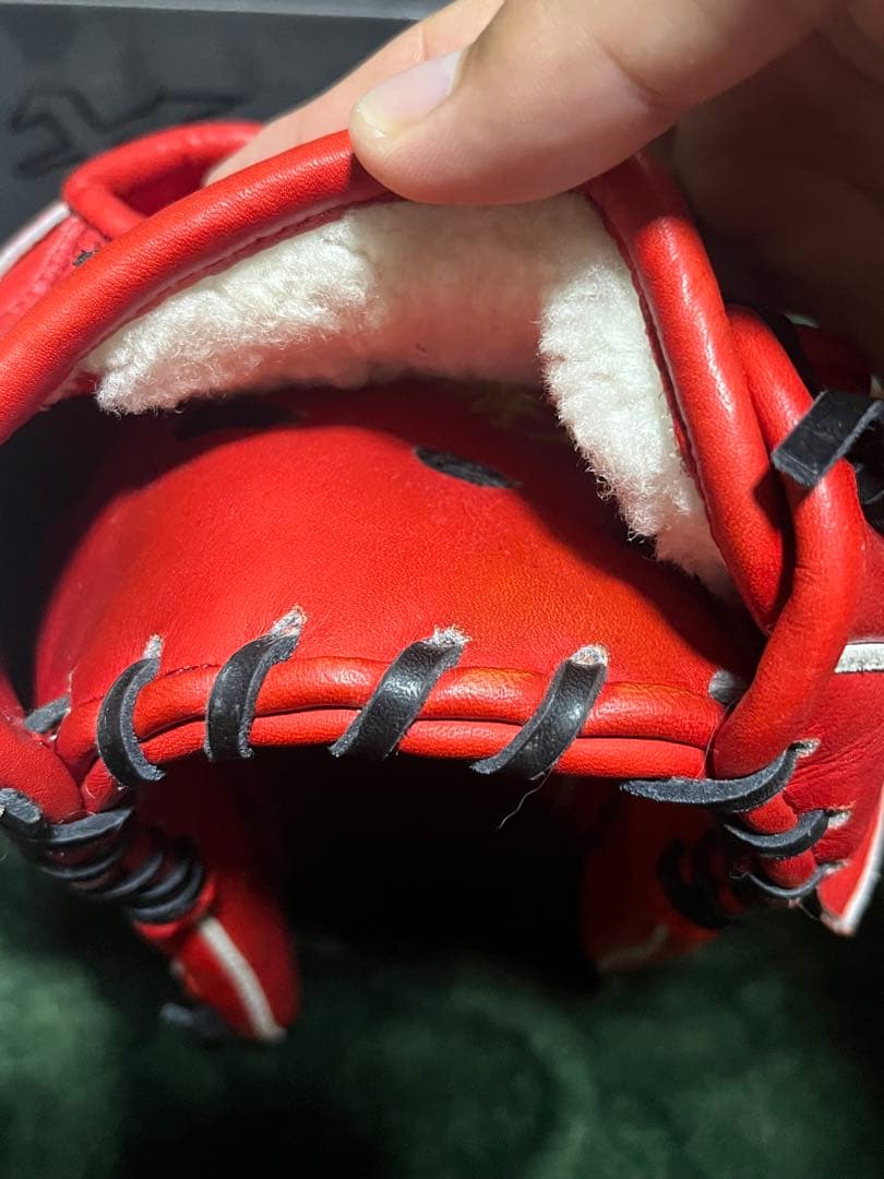 ATOMS 左投げ硬式外野用グローブ