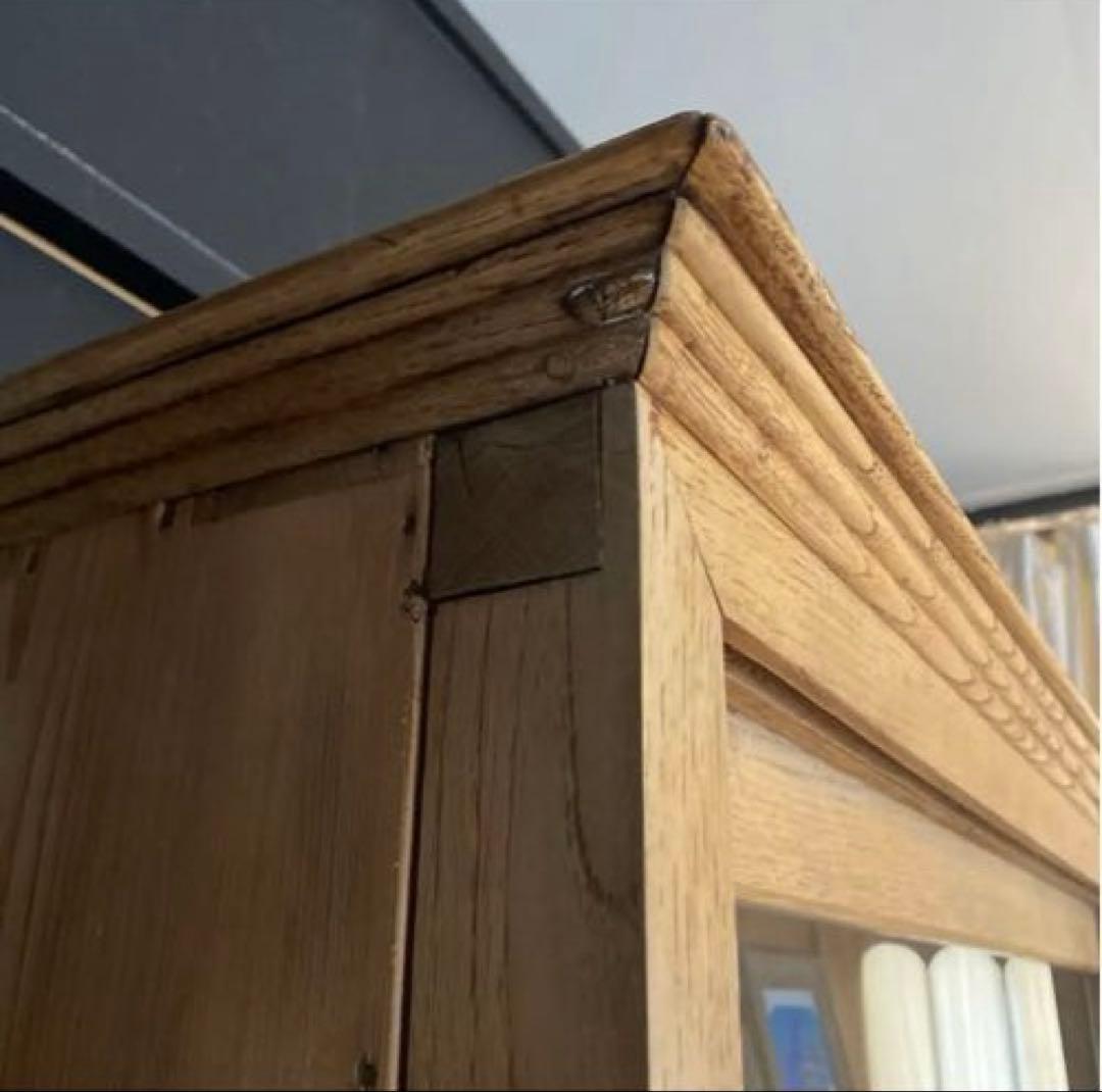 水屋箪笥　キッチン収納　食器棚　 収納棚　店舗什器　古家具　水屋家具　引き出し