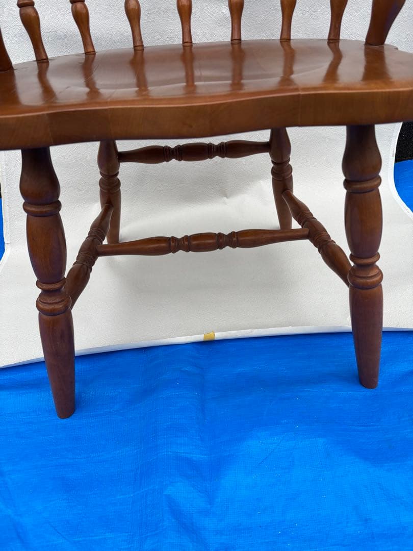 アンティークな飛騨産業 キツツキ ウィンザーチェアーアームチェア 627 日本製