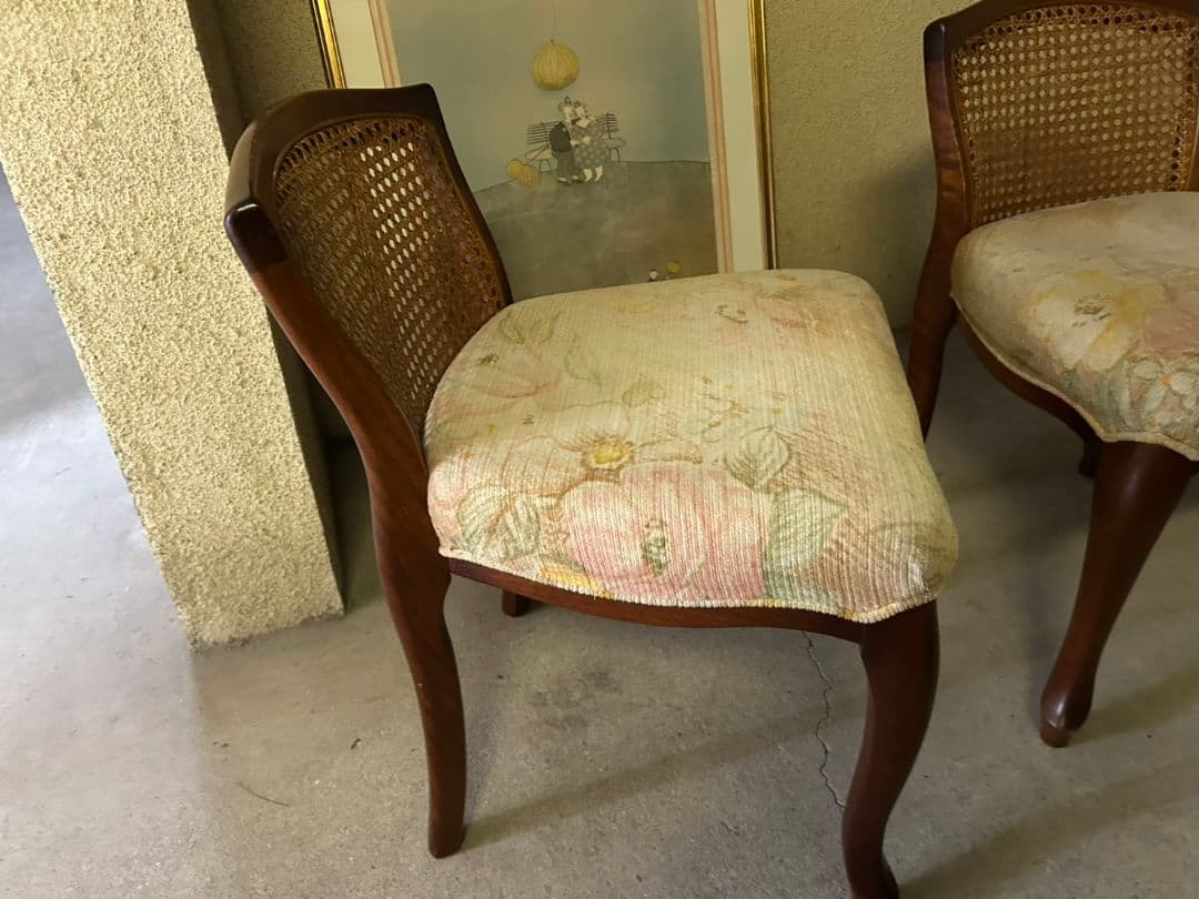 古いマルニ木工　ビンテージウッドチェア　2脚　引き取り限定！