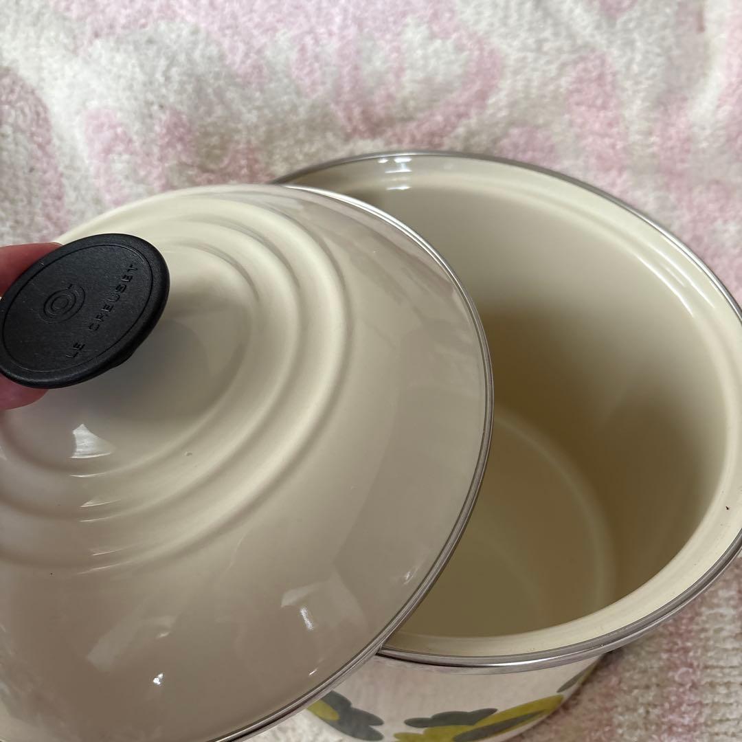 ルクルーゼ ピーコック レア ストックポット　寸胴　深鍋　23センチ