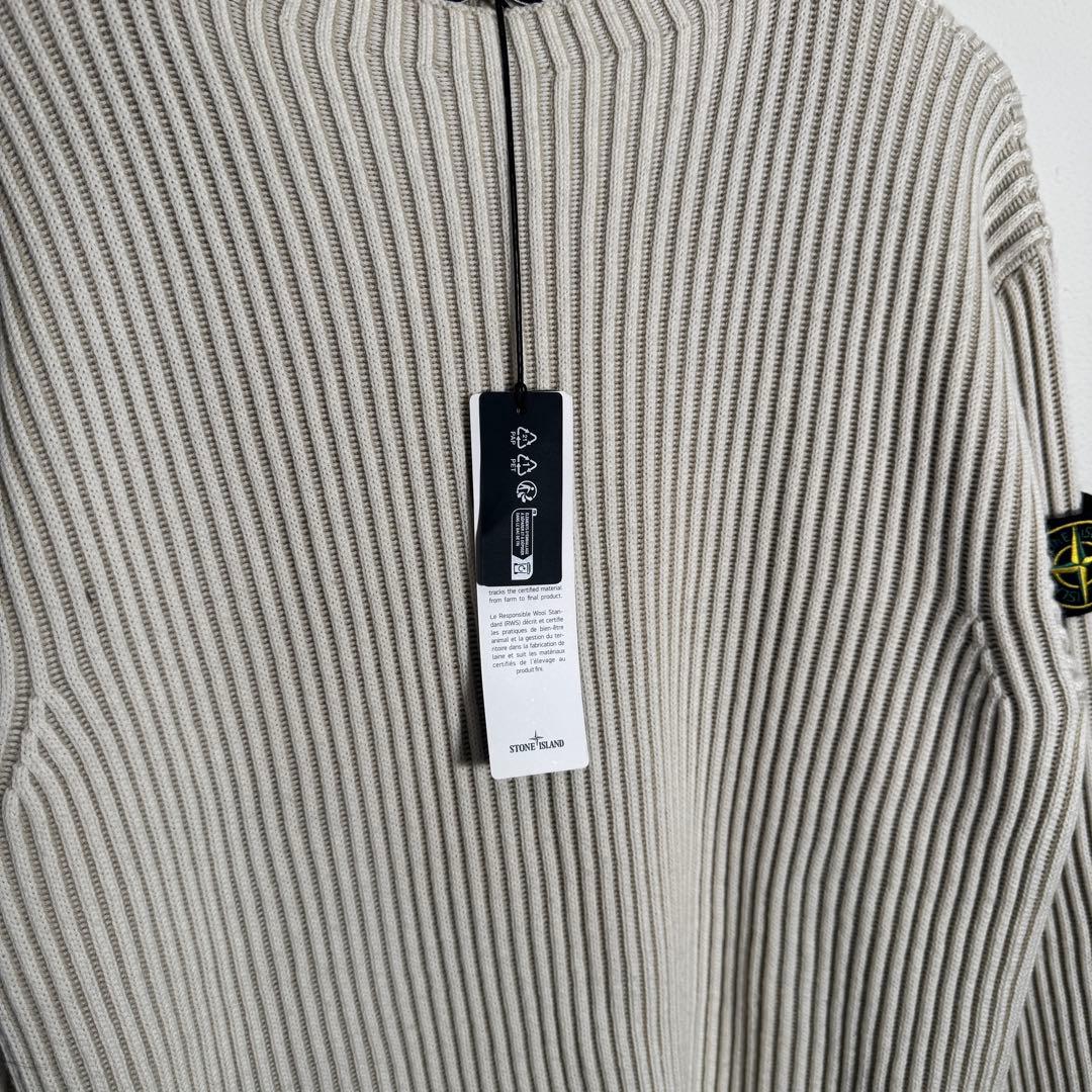 STONE  フルリブRWSウールセーター
