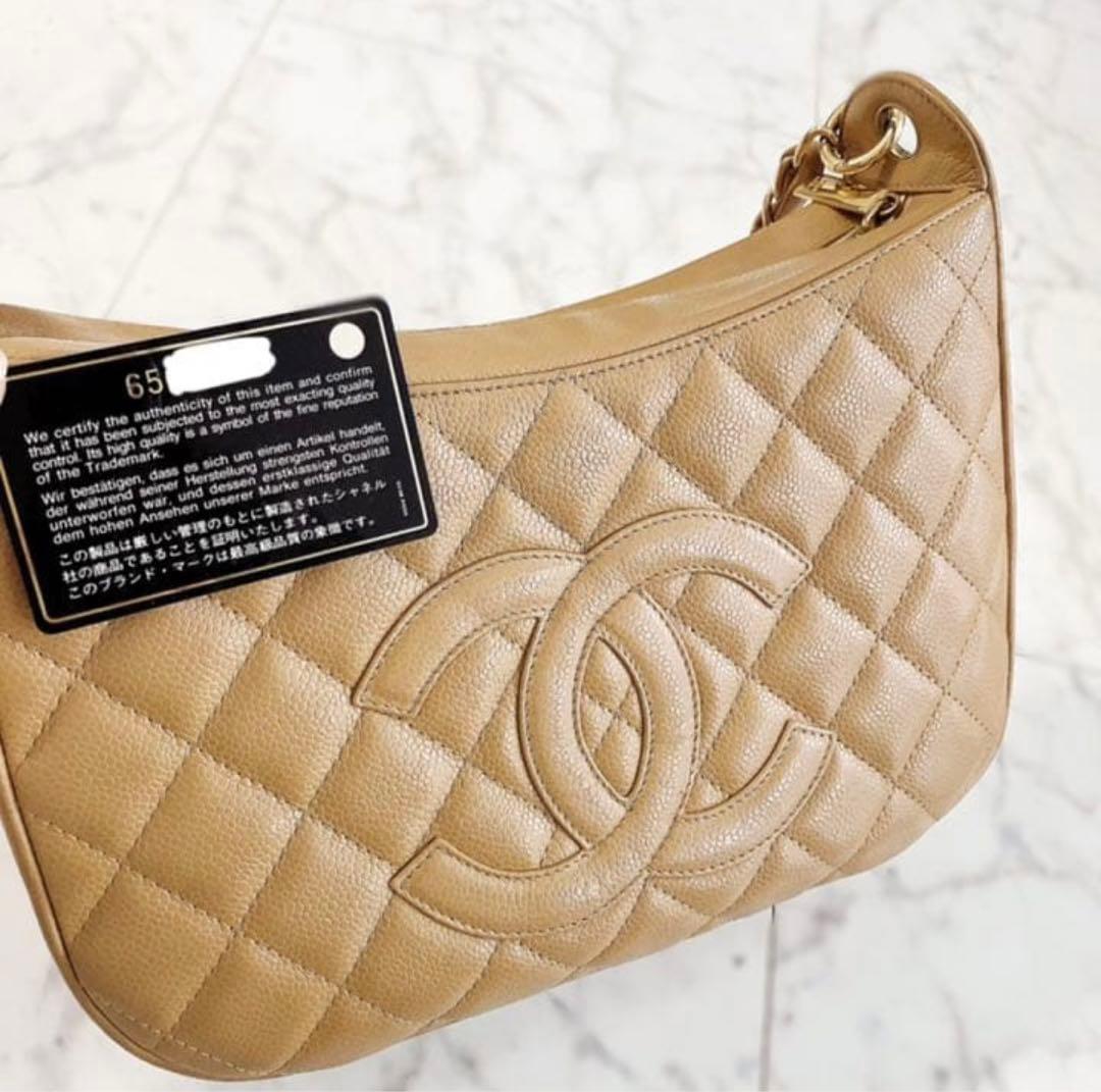 CHANELシャネル キャビアスキン バッグ 美品