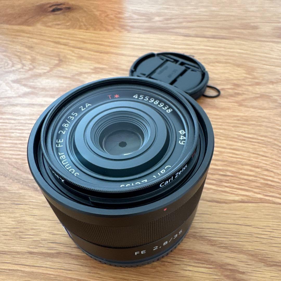 【美品】 Sonnar FE 35mm F2.8 ZA 金属フード付き