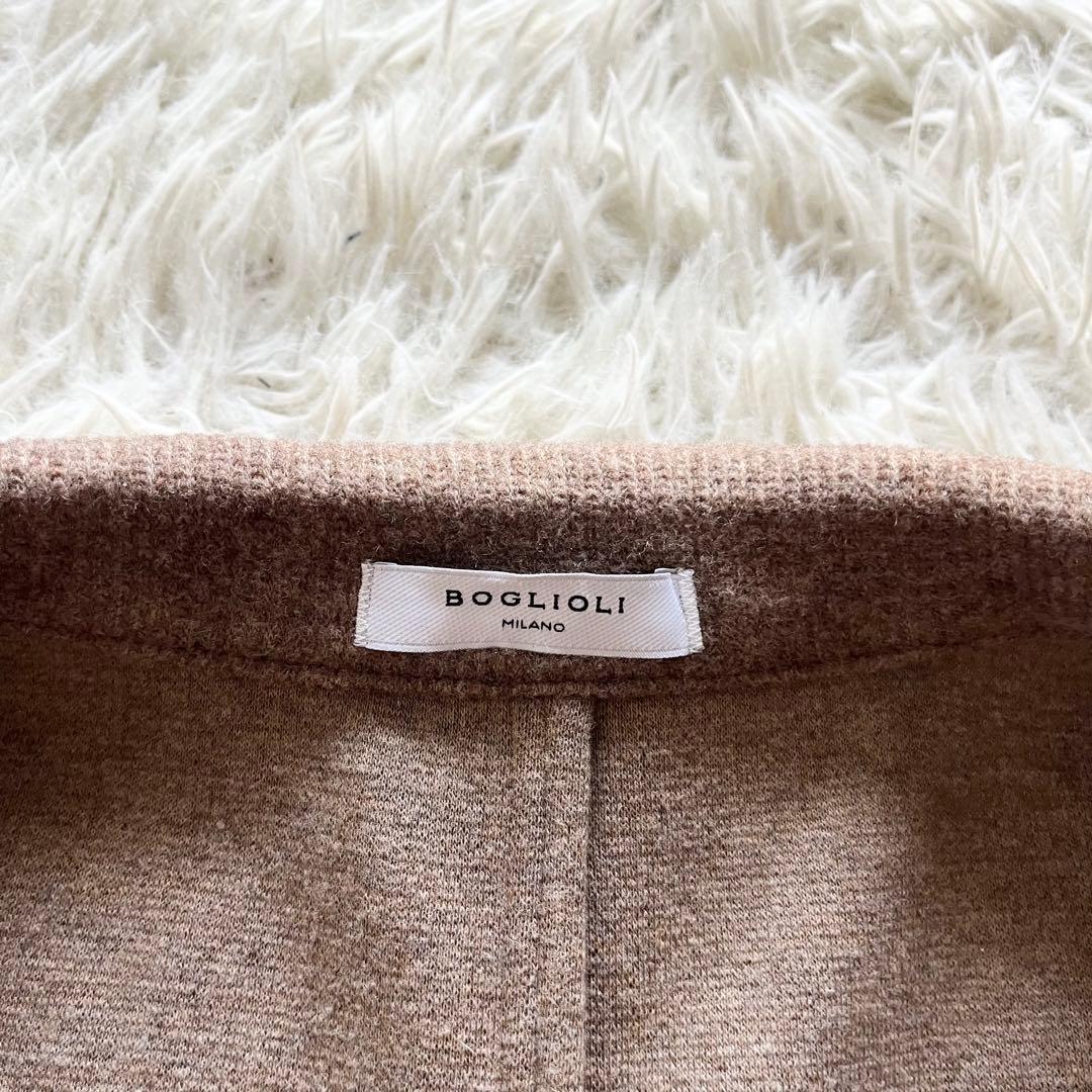 <美品>BOGLIOLI 新ロゴ キャメル コットン ウールジャケット サイズM