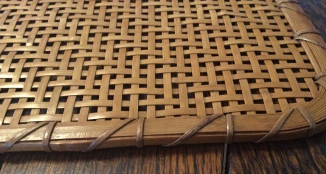 ★☆竹製手編みランチョンマット2枚セット(日本製/未使用品)