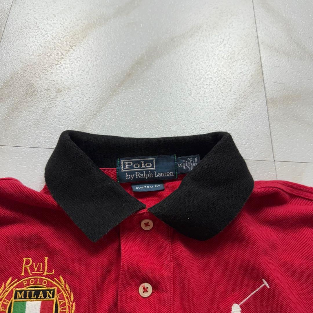 ラルフローレン ポロシャツ ビックポニー MILAN 赤 Sサイズ