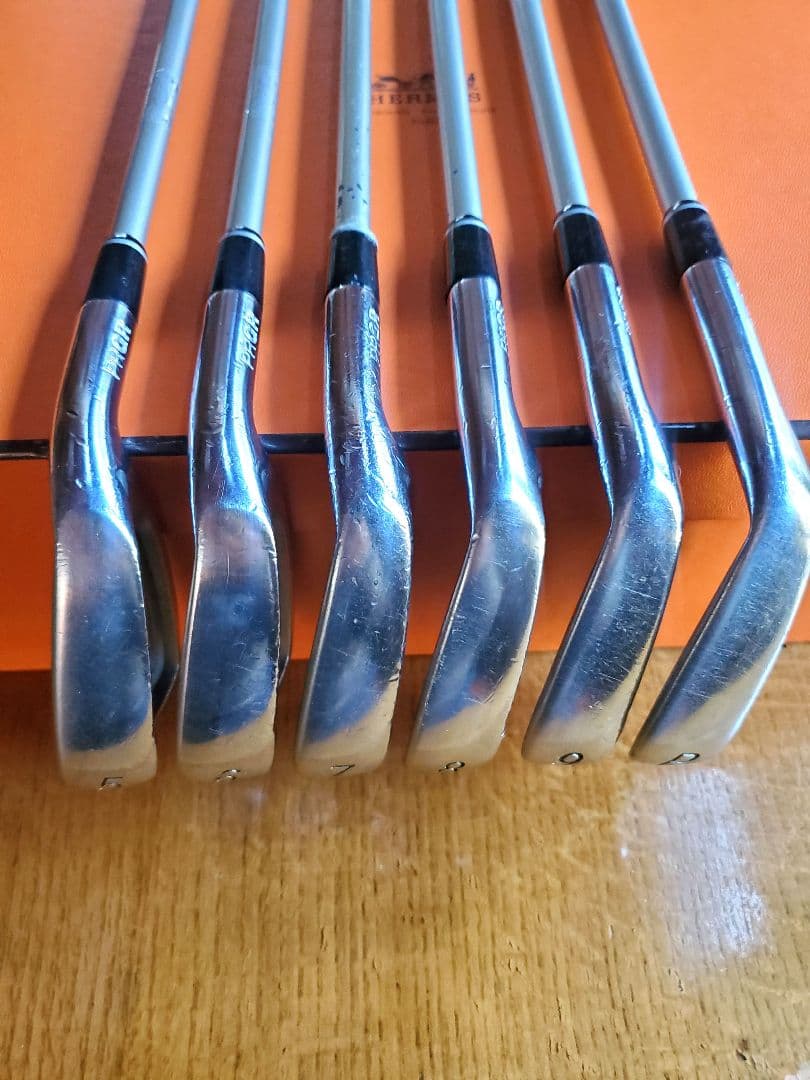 希少品 PRGRプロギア 02特注品MCI 60R装着 5〜PW 6本セット