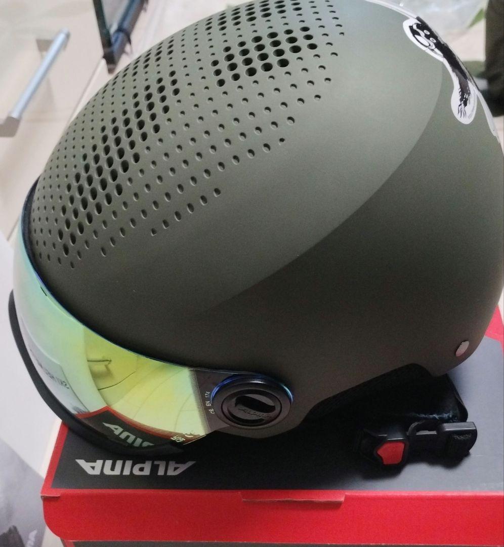 ク*パ様 ALPINA(アルピナ) スキースノーボードバイザーヘルメット ミラー