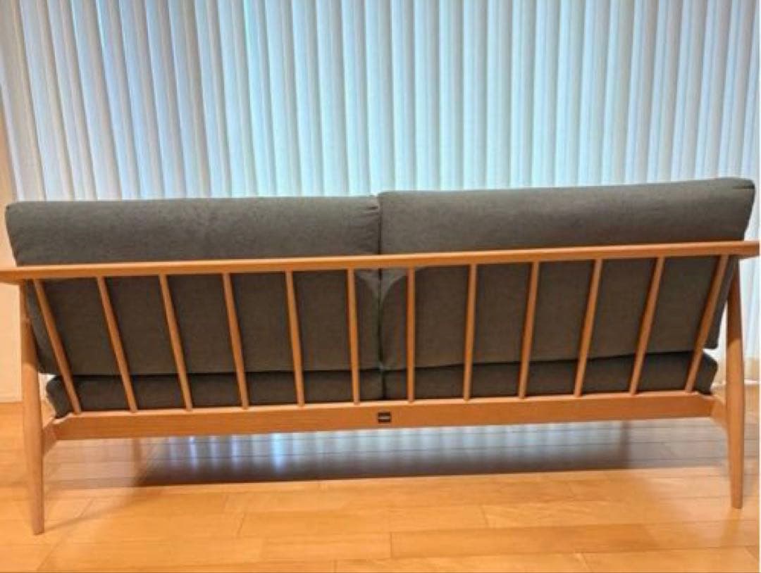 飛騨の家具　日進木工×TWO-ONE STYLE　3人掛けソファ『ブランカ』