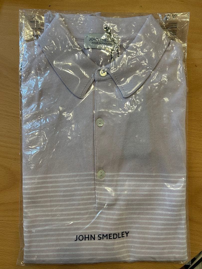 【新品】JOHN SMEDLEY メンズ ポロシャツ Mサイズ