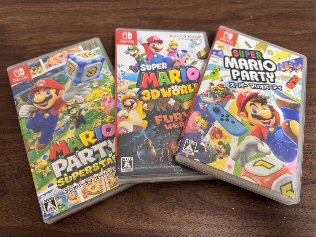 Nintendo Switch ホワイト + ゲームソフト3本セット