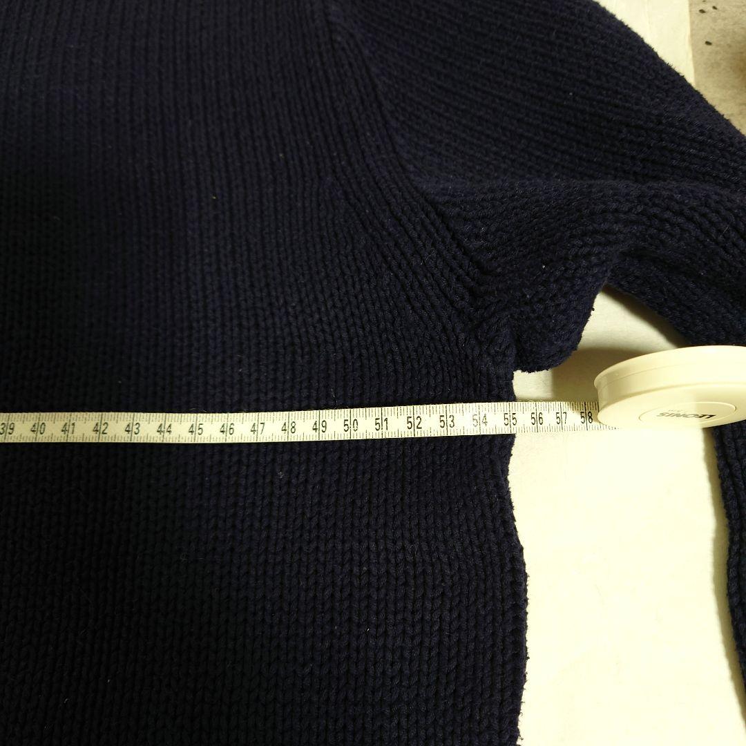 STUSSY ステューシー アメリカ国旗 星条旗コットンニット ネイビー L