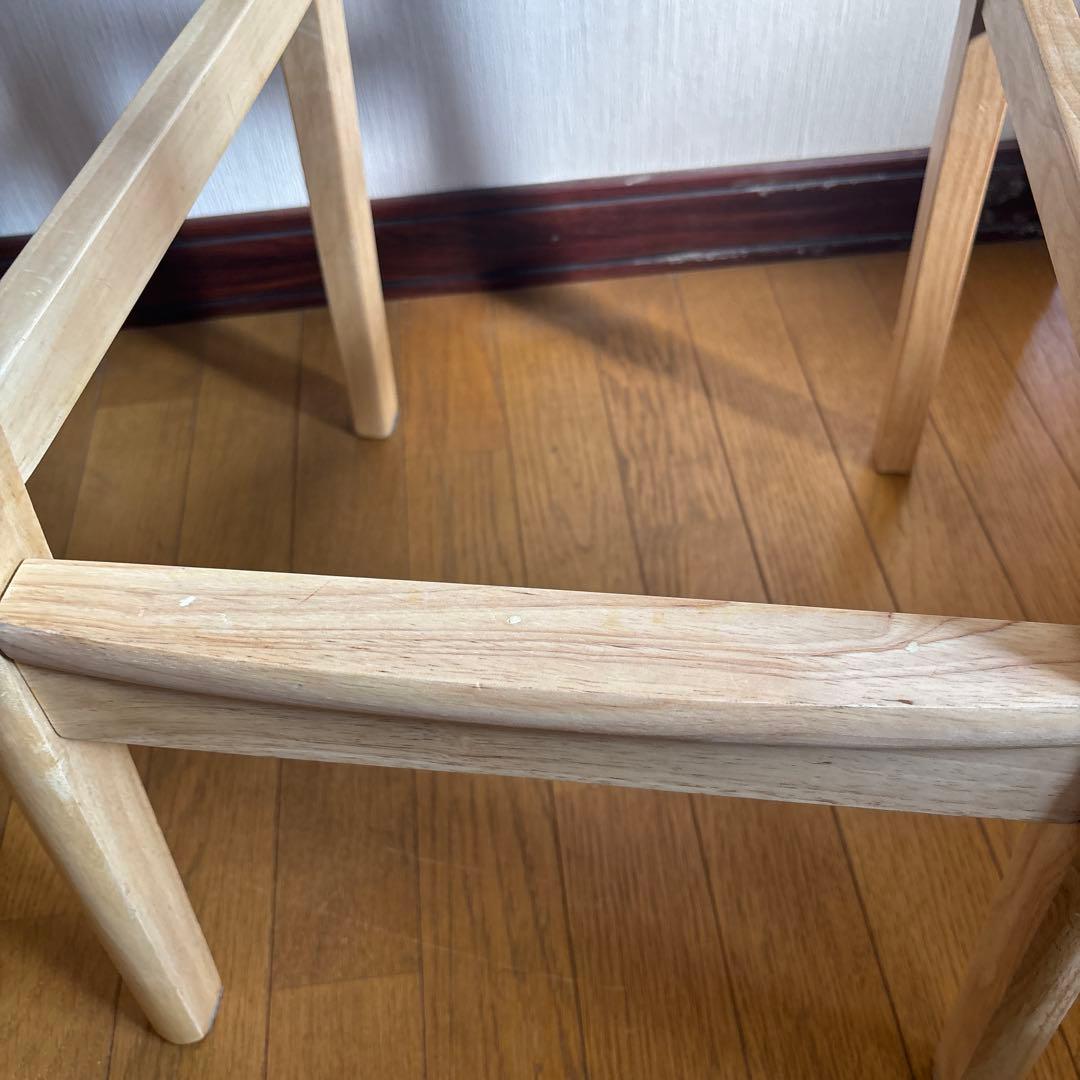 カウンターチェア バースツール ハイチェア 背もたれ付き 木製 おしゃれ #1