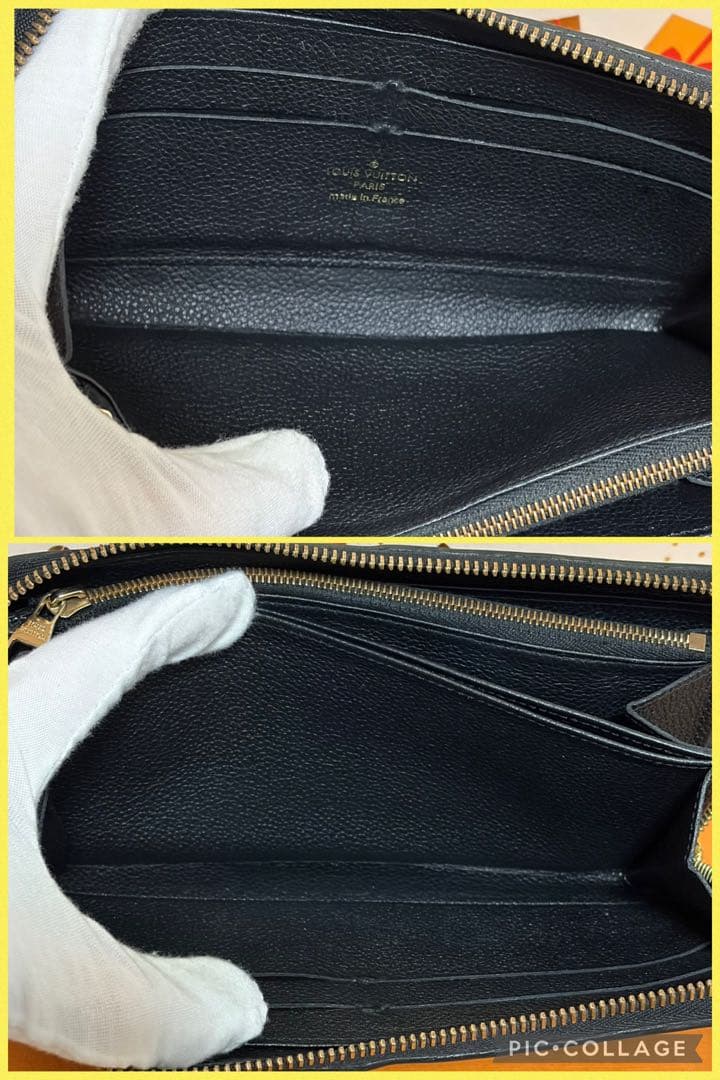 【極美品】ルイヴィトン モノグラム アンプラント ブラック 長財布