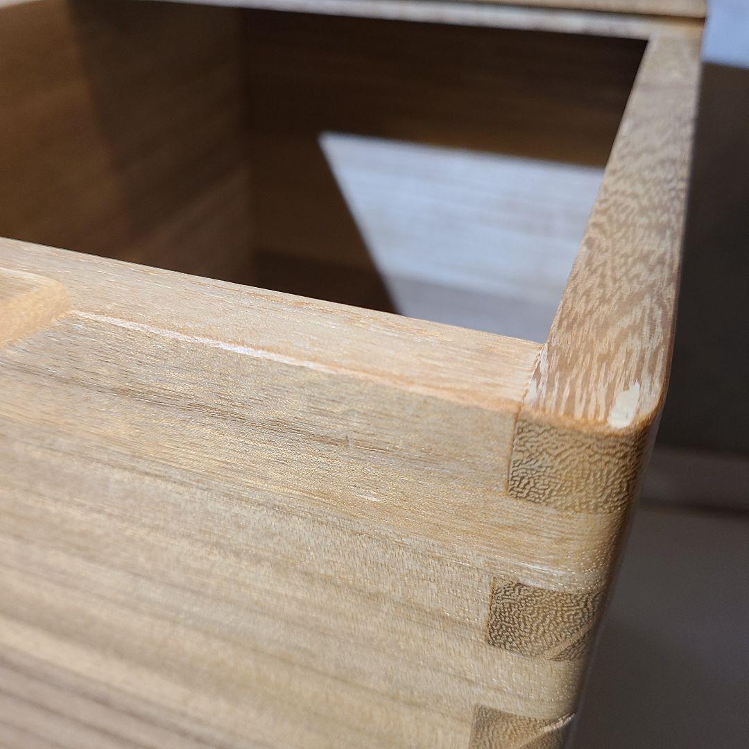 ホクリク総業　桐の米びつ　桐子モダン　米びつ　30kg