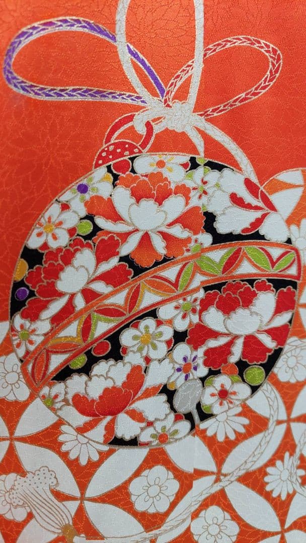 NA124アンティーク子供着物正絹七五三着丈100センチ裄丈46センチ綺麗美品