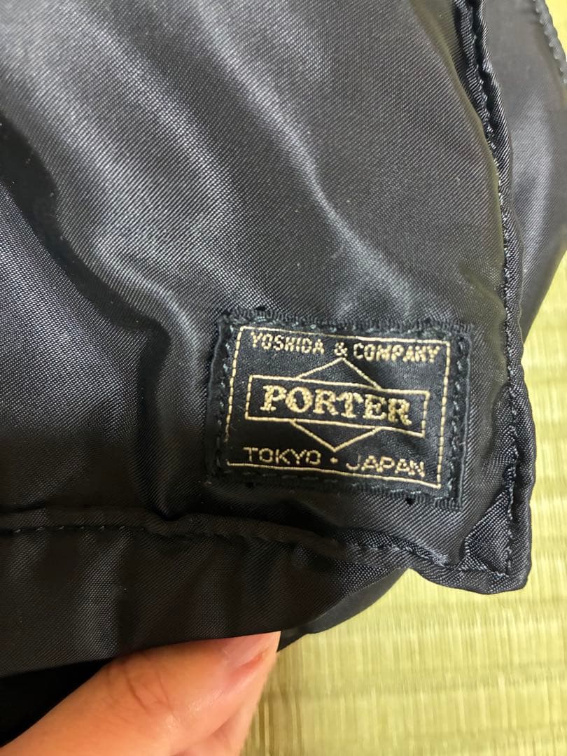 PORTER ポーター　ブラック バックパック　タンカー