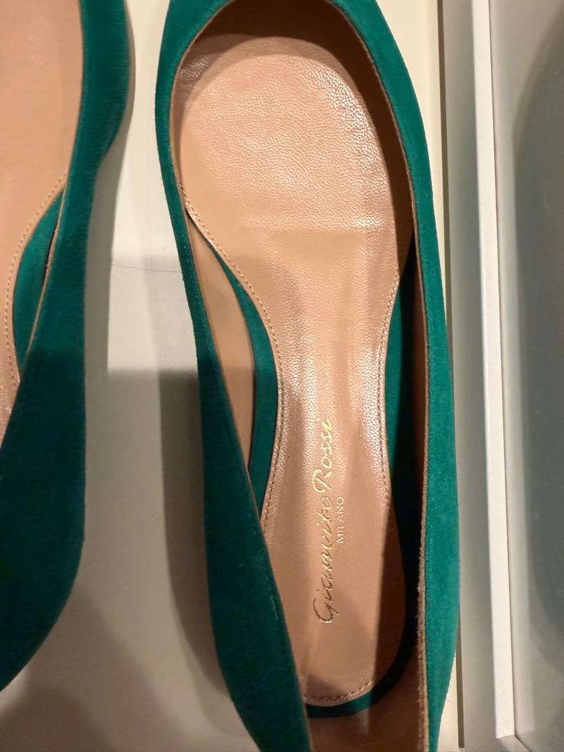 【美品】Gianvito Rossi 37 フラットシューズ