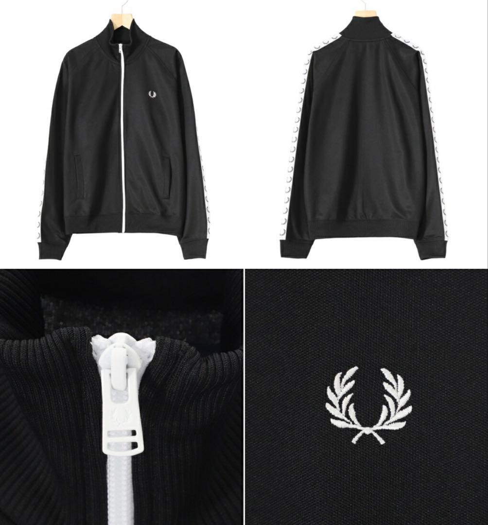 Fred Perry ブラック フルジップジャケット　ジャージ
