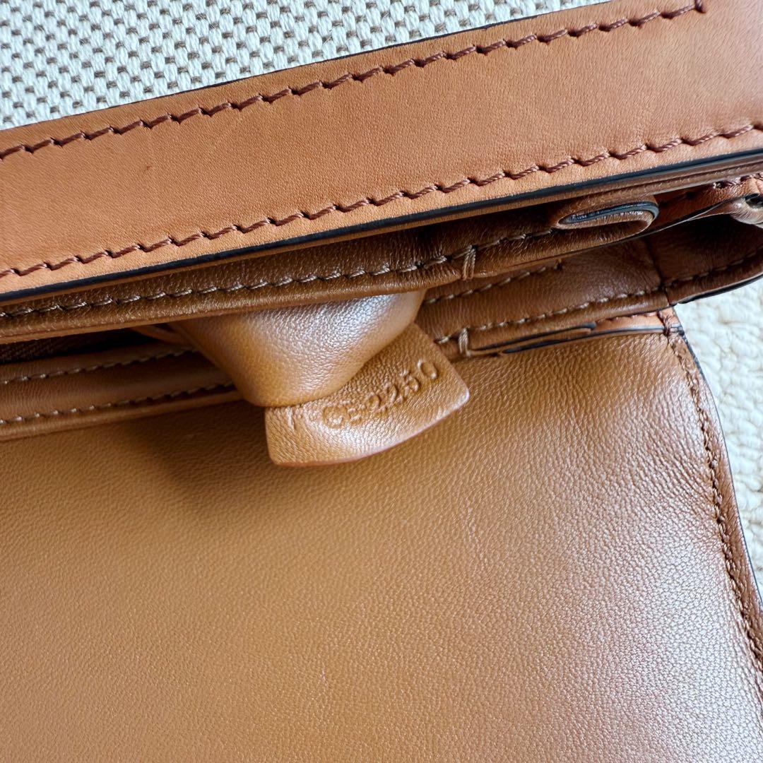 CELINE セリーヌ　ティーントリオンフ　ナチュラルタン　ショルダーバッグ