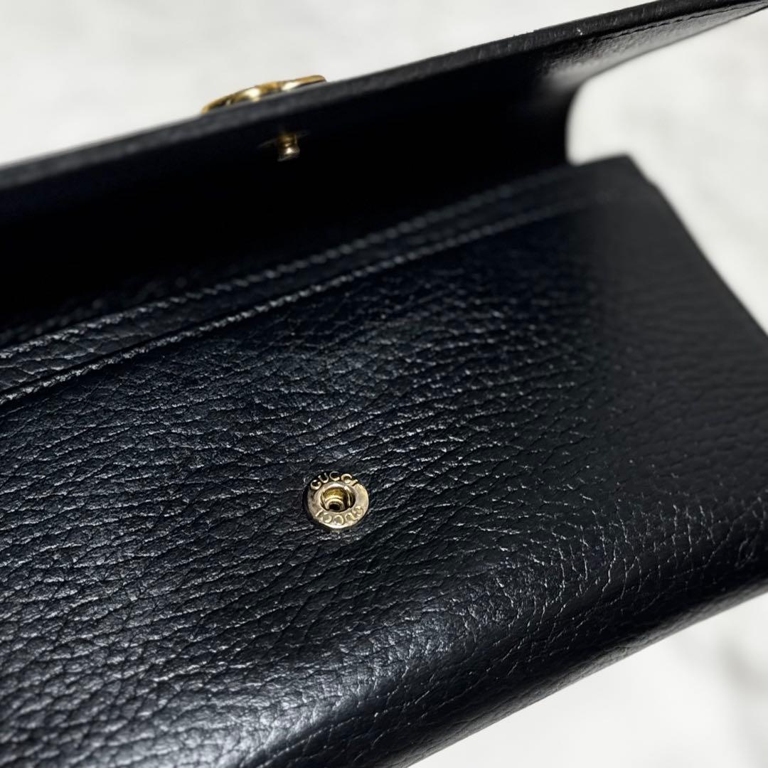 GUCCI グッチ長財布　ダブルG コンチネンタルウォレット　バイカラー