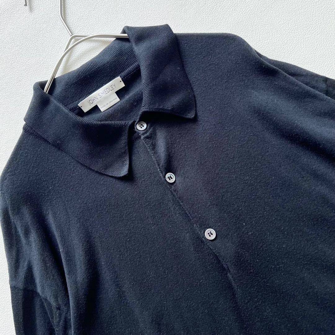 Lサイズ　JOHN SMEDLEY シーアイランドコットン ニットポロシャツ