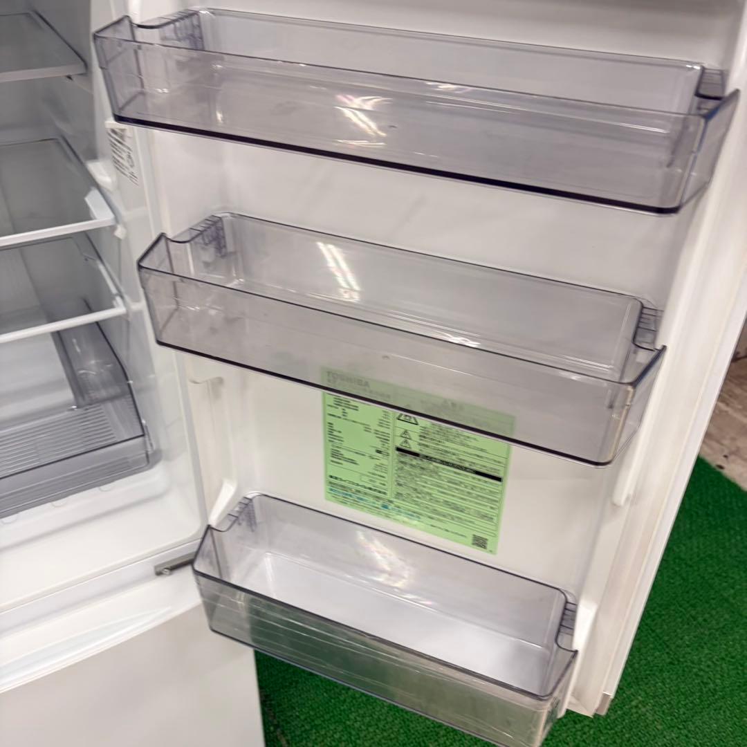 612 東芝　冷蔵庫　一人暮らし　200L弱　美品　洗濯機も有　徹底清掃済み格安