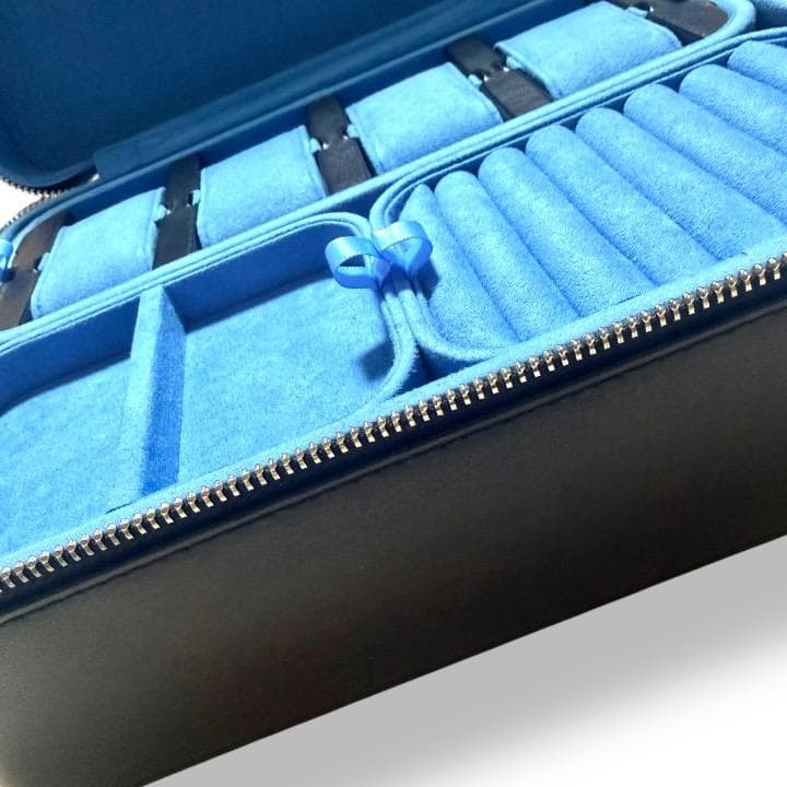 高級PUレザー ジュエリー＆ウォッチケース アクセサリーボックス ICEBOX