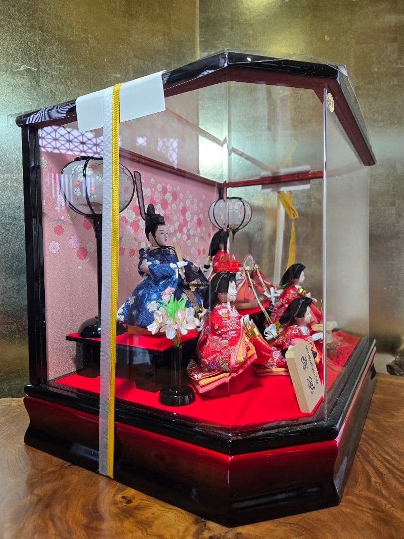 【一点限り】雛人形 ケース飾り　2段 K37