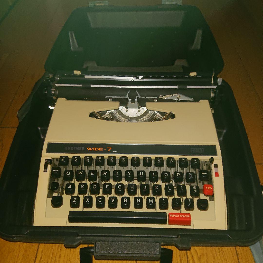ブラザータイプライターWIDE-7