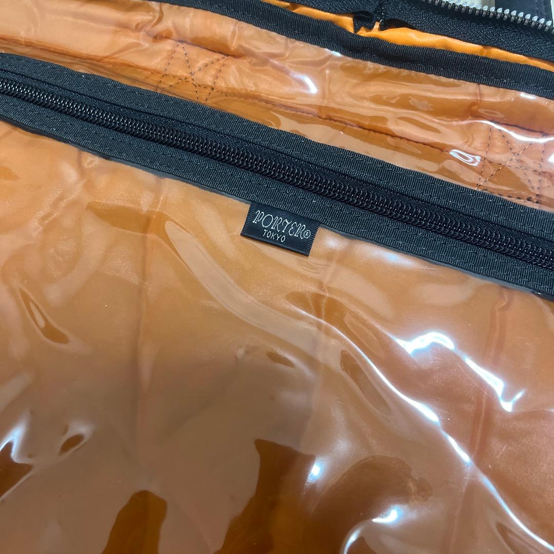 【極美品】PORTER TANKER 2way ビジネスバッグ ブラック 2層式
