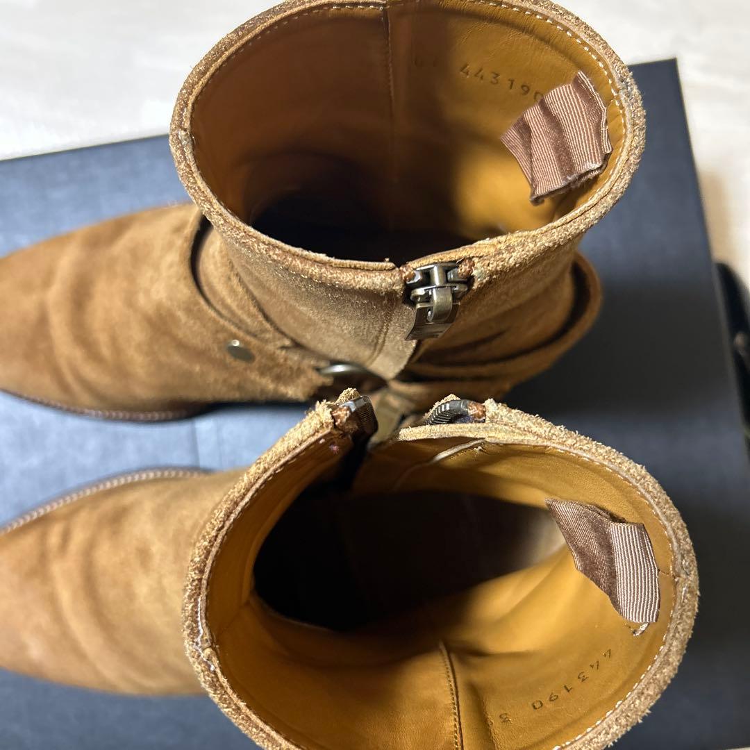 （エディ期ラストシーズン）サンローランパリ　リングブーツ　39 443190