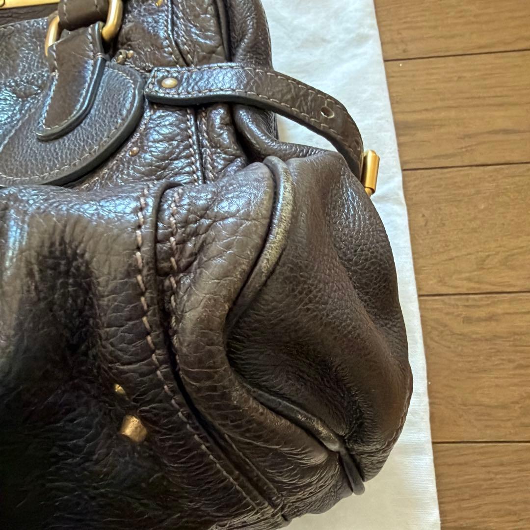Chloe パディントン　ダークブラウン ショルダーバッグ