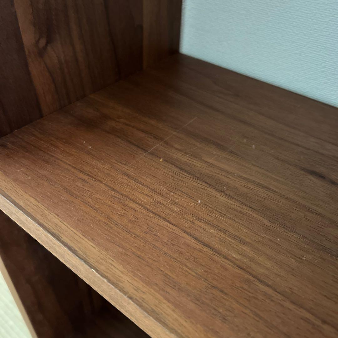 杉工場★木と風★ウォールナット★シェルフ★木製オープンラック★