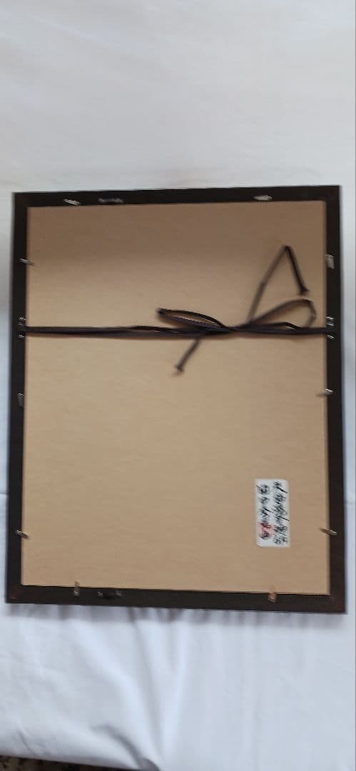 夫婦滝登鯉を田中秀光の直筆画、F6 送料無料です