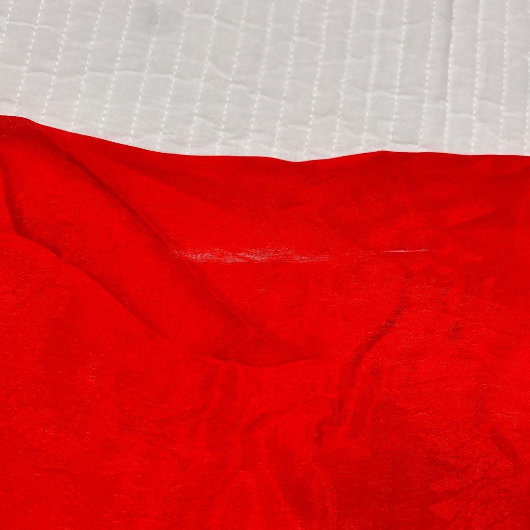 七五三　7歳　着物　作り帯　セット　女の子　7才　アンティーク　赤　四つ身