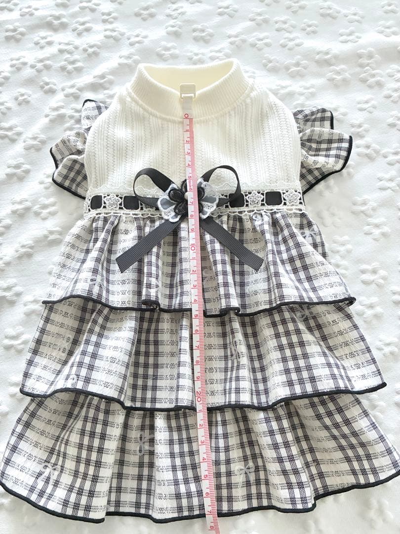 めるちゃん犬服ハンドメイドワンピース