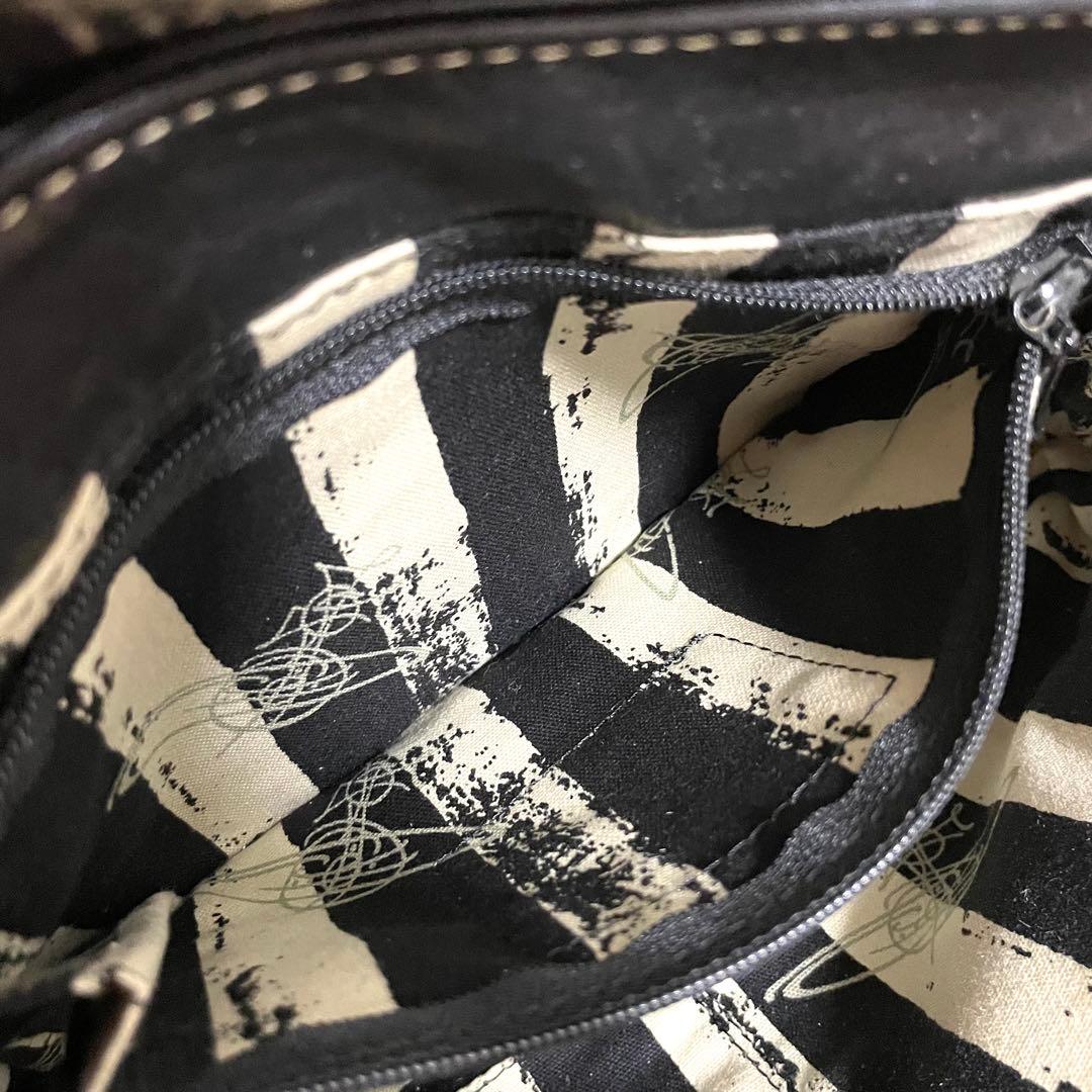 希少/ヴィヴィアンウエストウッド　ショルダーバッグ　アコード　ブラック　レザー