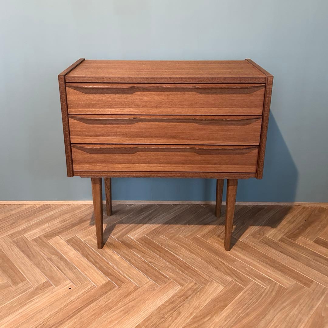 チーク サイドボード チェスト 北欧 ミッドセンチュリー ビンテージ デンマーク