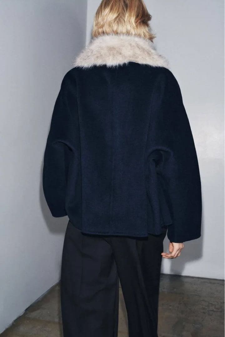 ZARA フェイクファー　コート