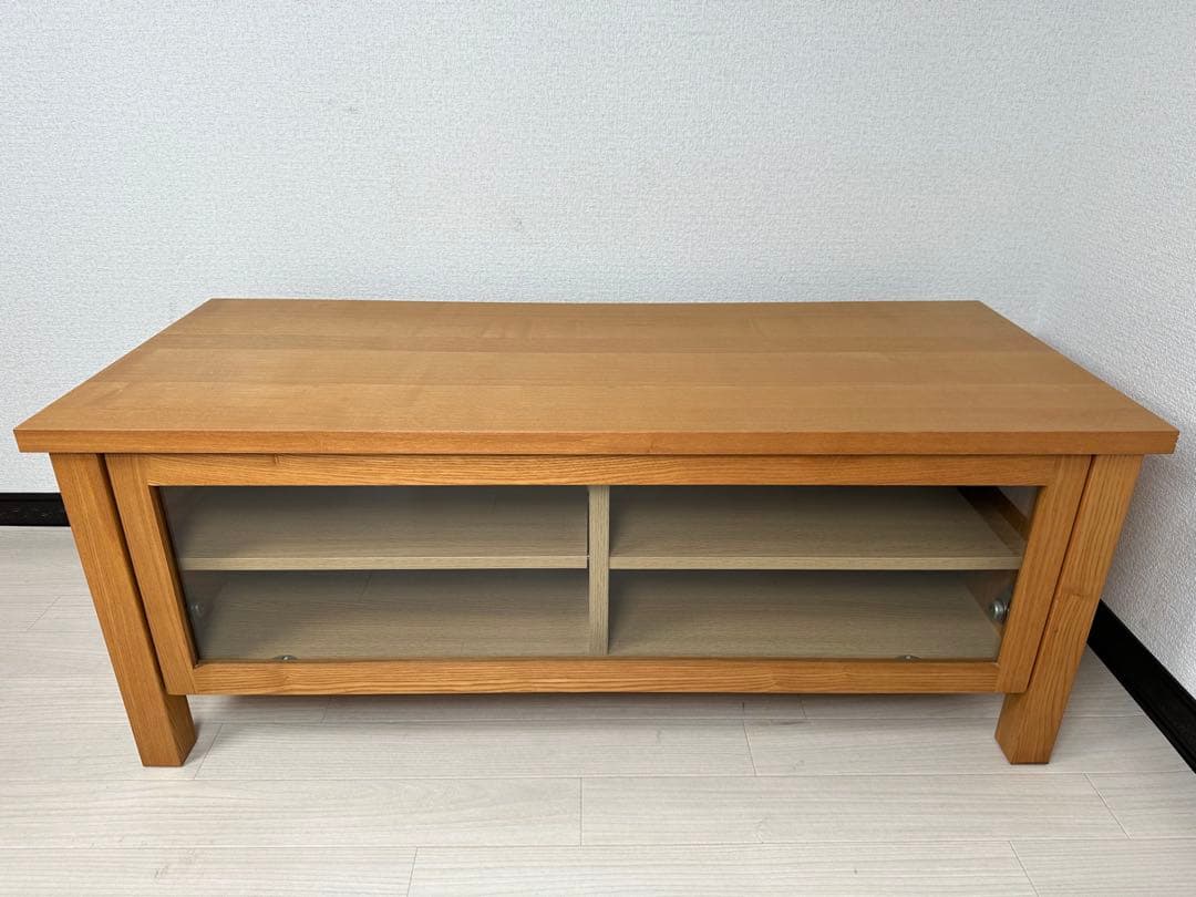 MUJI 無印良品 タモ材 テレビ台 TVボード AVラック ※i4※