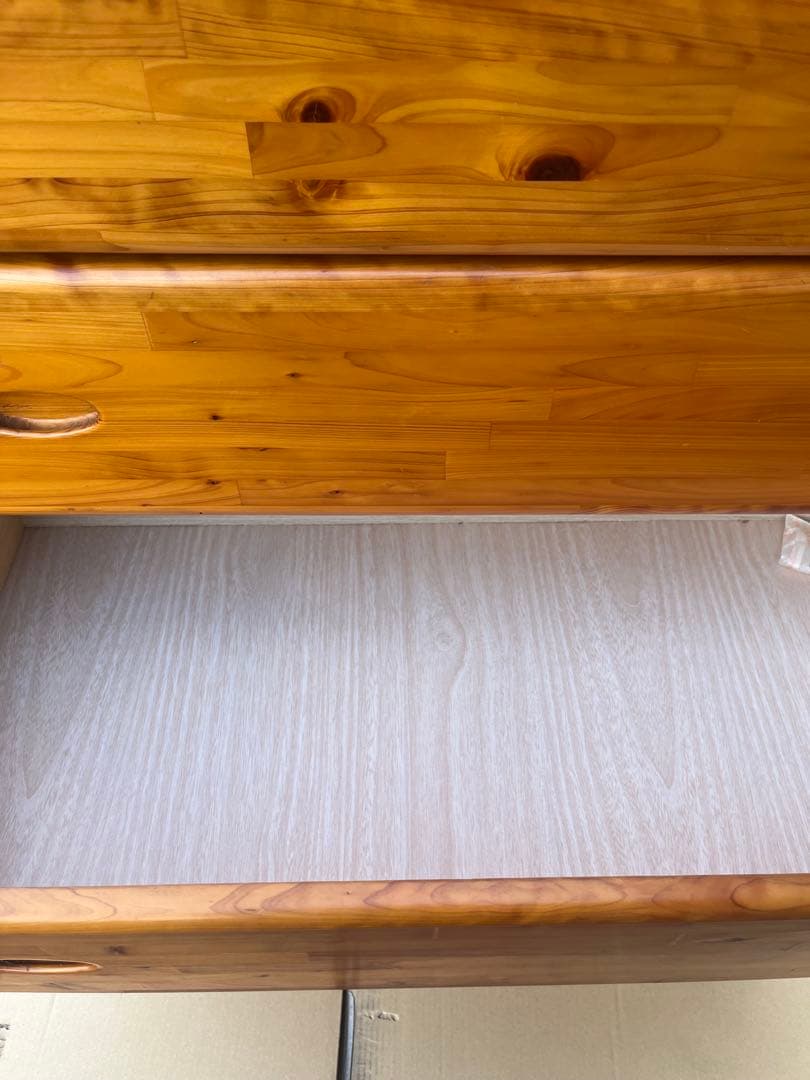 パイン材　木製 六段チェスト ハイチェスト タンス 洋服 収納 箪笥