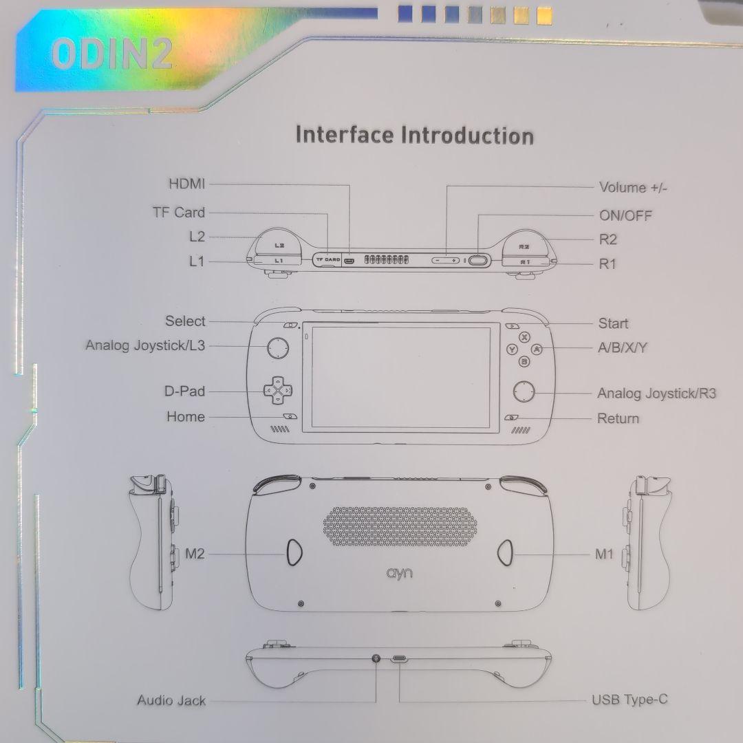 AYN Odin2 MAX 16-512GB クリアブルー