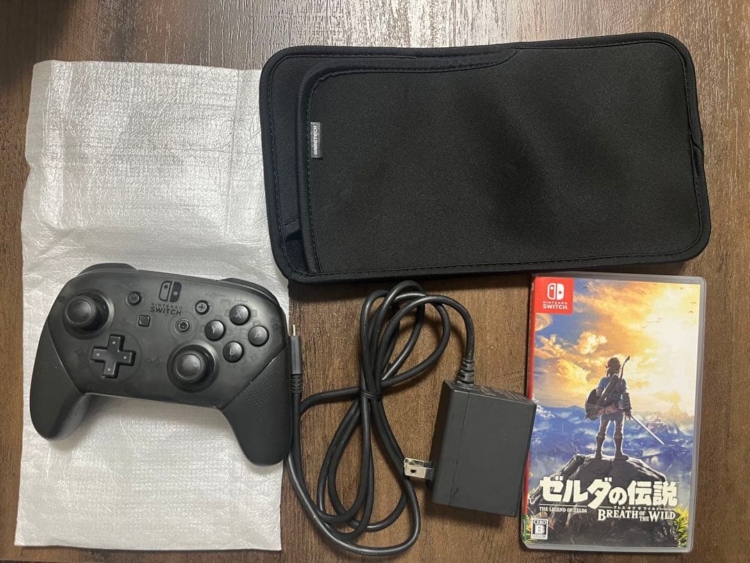 Nintendo Switch+純正プロコン+ゼルダの伝説ブレスオブザワイルド