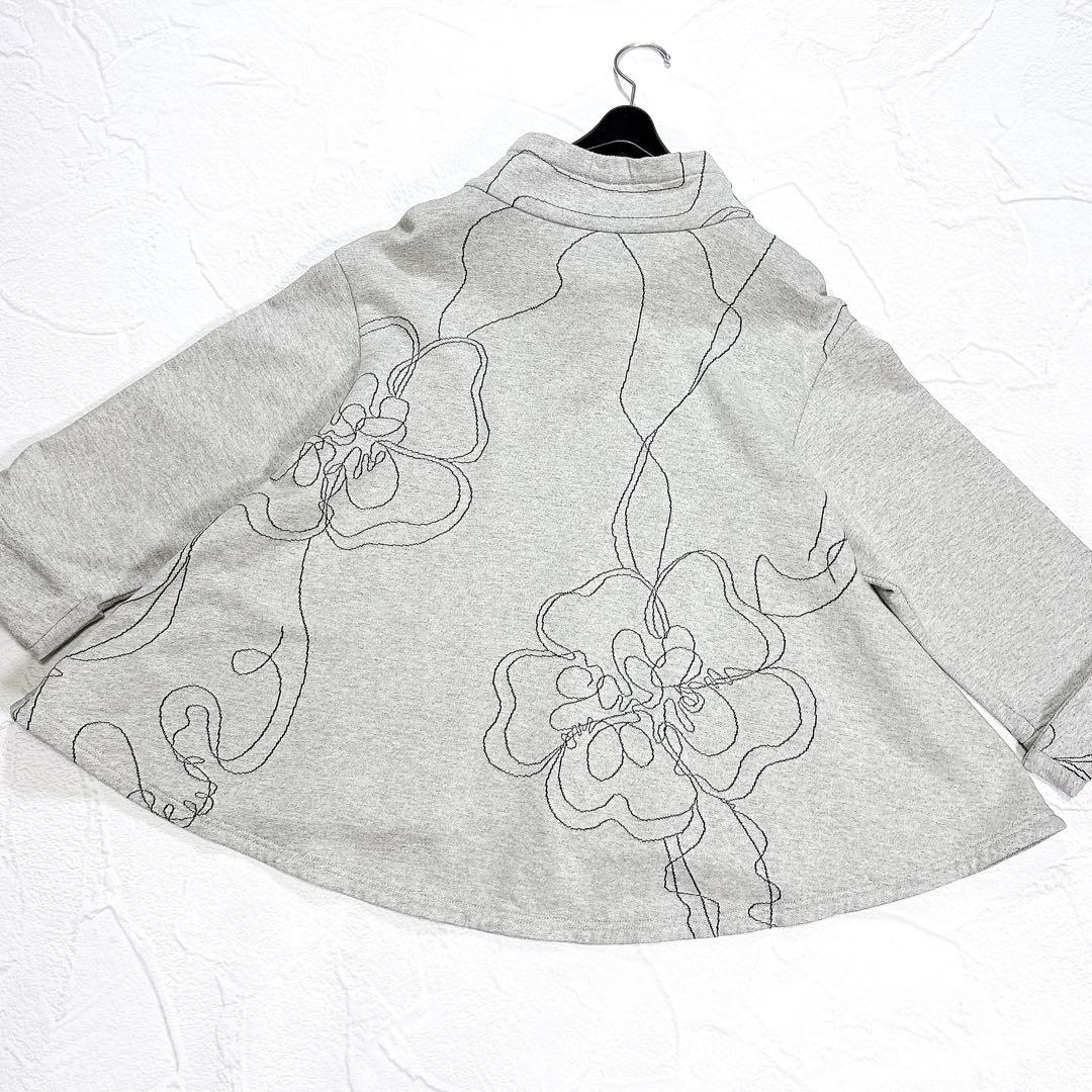 ✨美品✨2024年　慈雨　センソユニコ　糸あそび　カットソー　チュニック　花柄