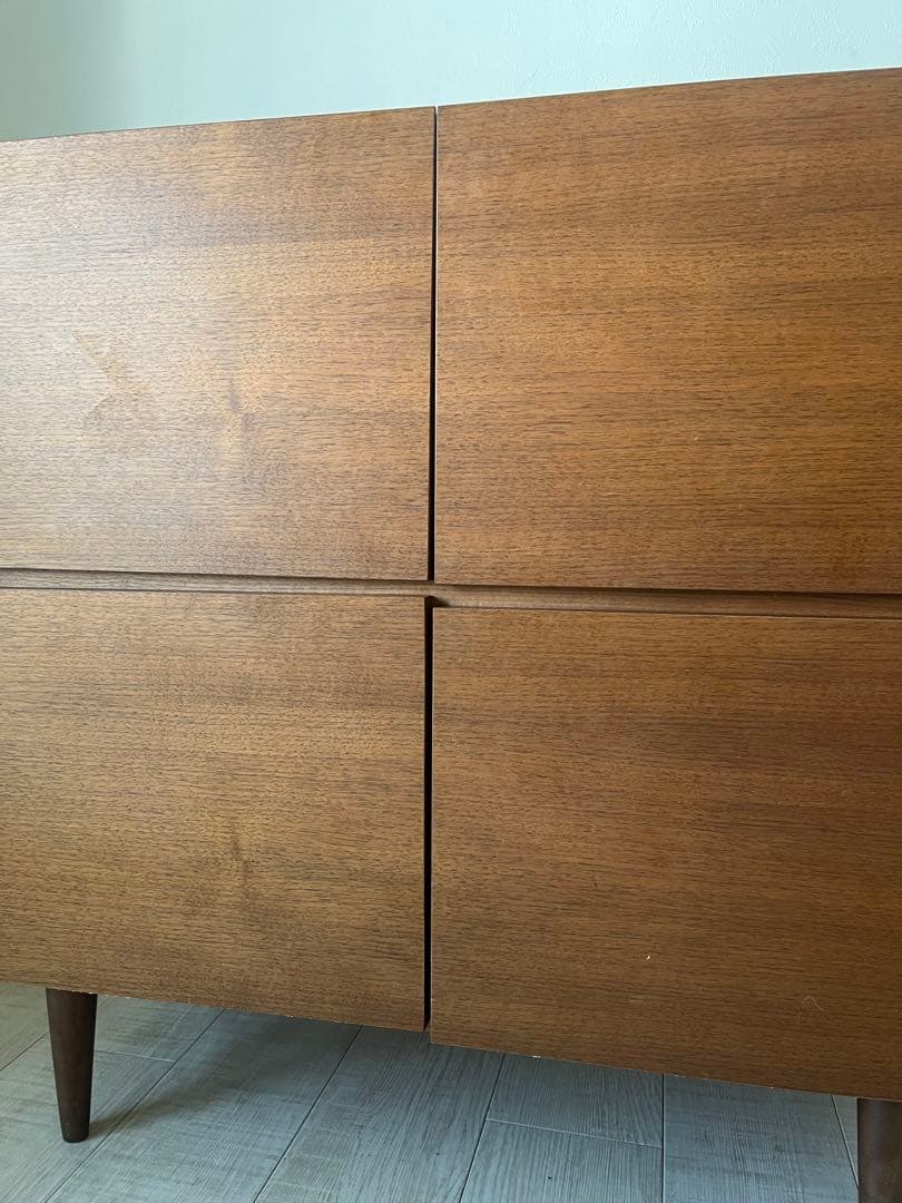 DFORM ウォールナット キャビネット シ ェルフ 棚 収納