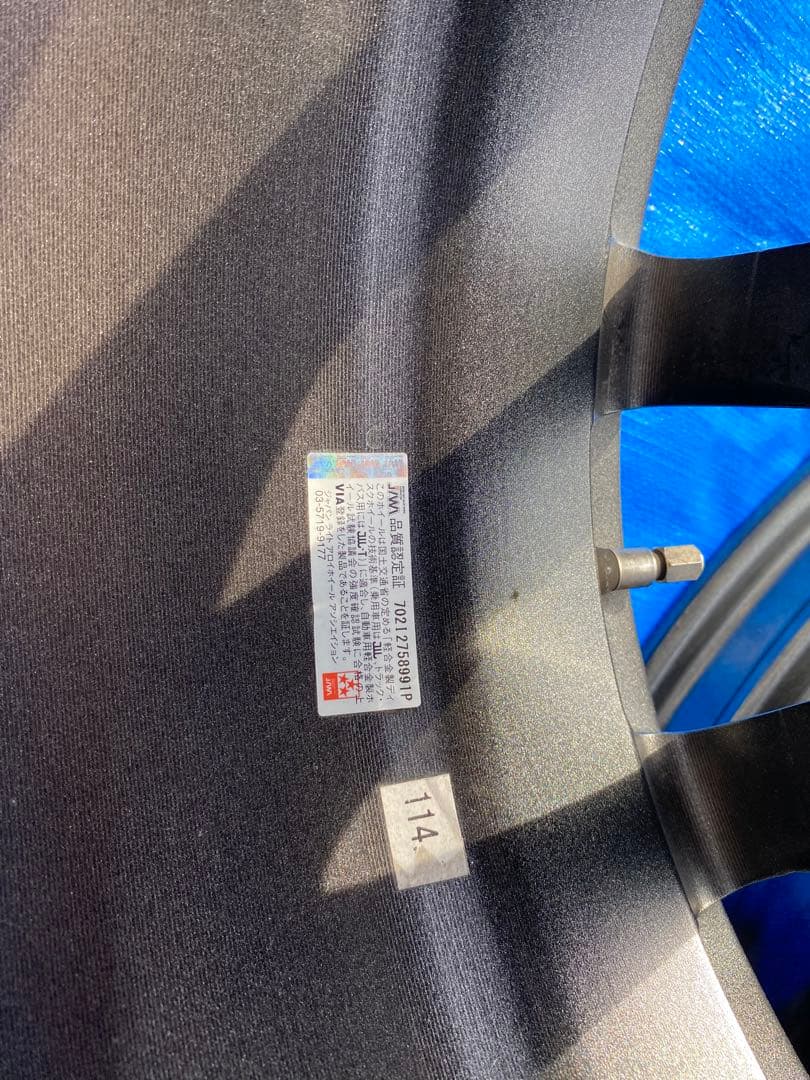 【tyubu①】ユーロスピードV25 17インチ ホイール2本