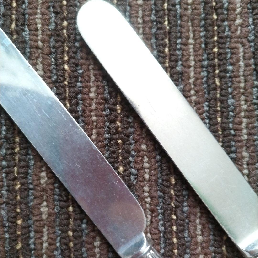 HARWOOD　マザー・オブ・パール　白蝶貝　EPNS　デザートナイフ　２本