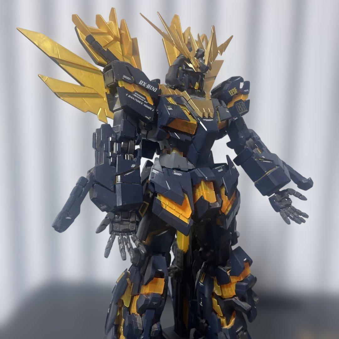 【癒し】PG1/60ユニコーンガンダム2バンシィ・ノルン 組み立て済みジャンク品